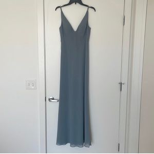 Jenny Yoo Bridesmaid Dress Jude Mayan Blue Size 6